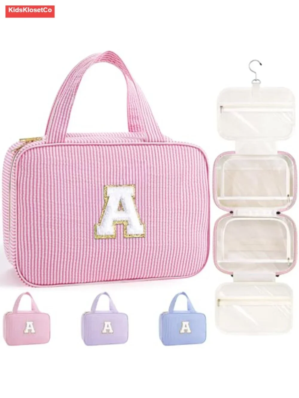 Travel Hanging Toiletry Bag & Makeup Bag with 360° Swivel Hook